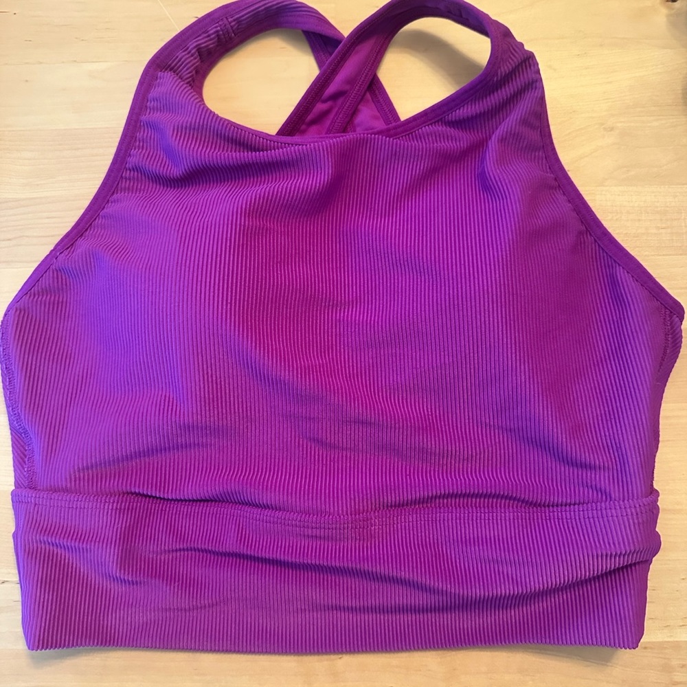 Calia by Carrie purple high neck bra top
